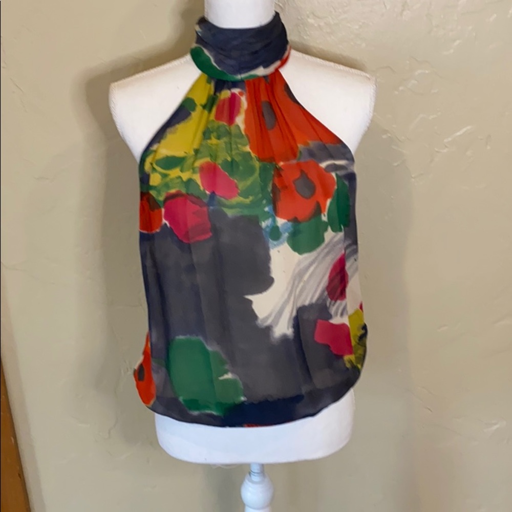 Multi color silk tank